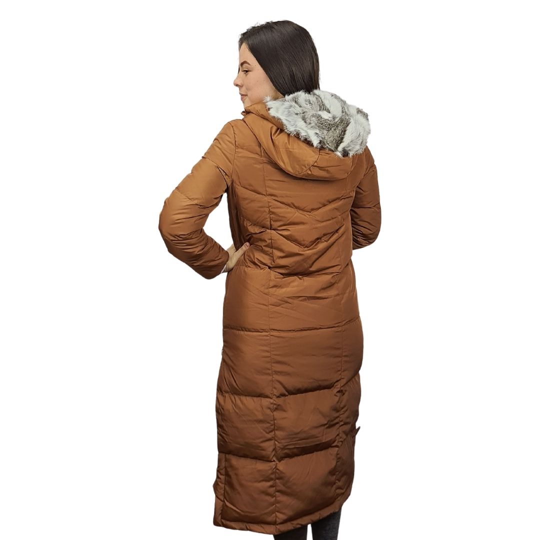 Parka Vero moda Marron Style SQUARE KNEE DOWN COAT(LL)