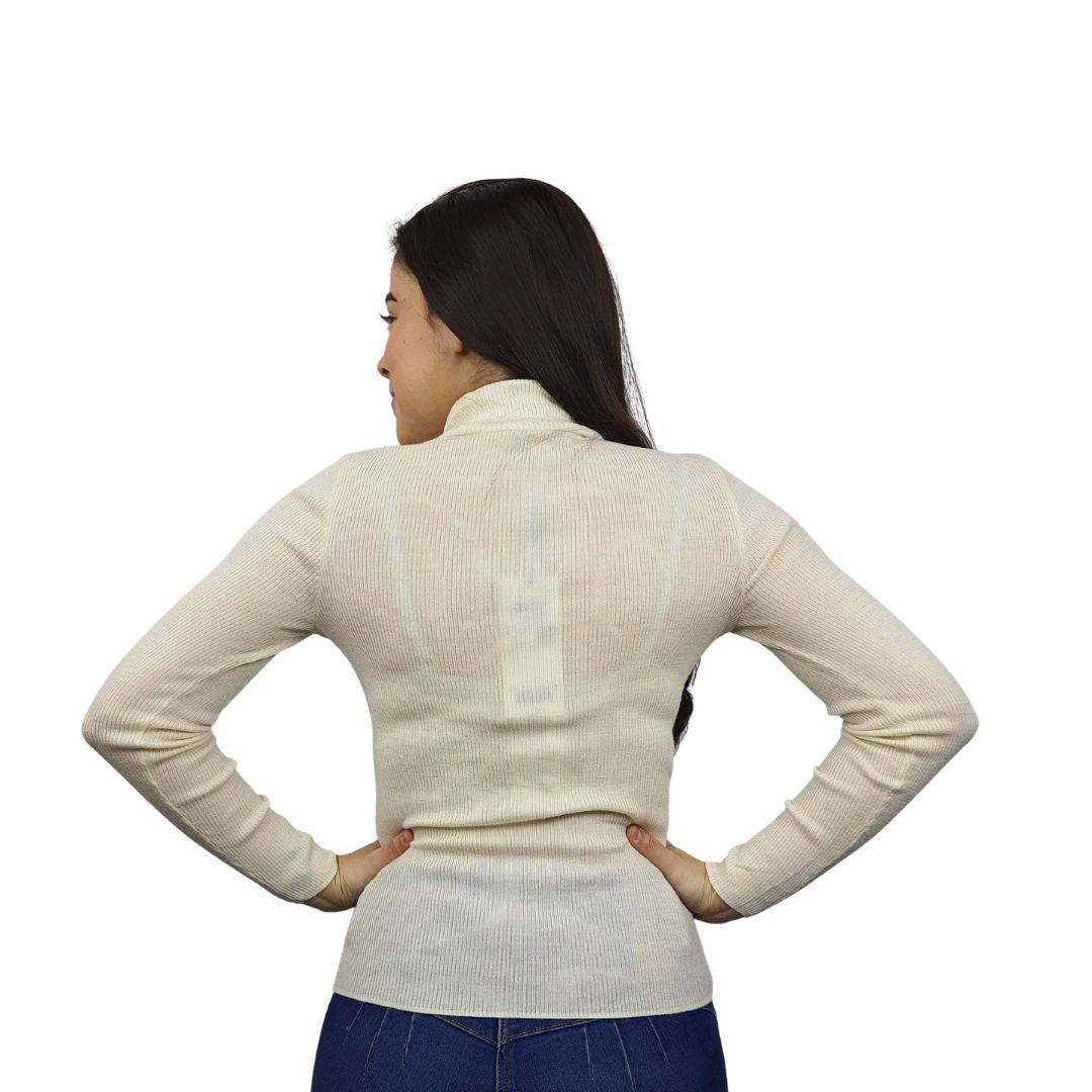 Blusa Vero Moda Crema Style CHOICE PHYSIC L/S KNIT-OR