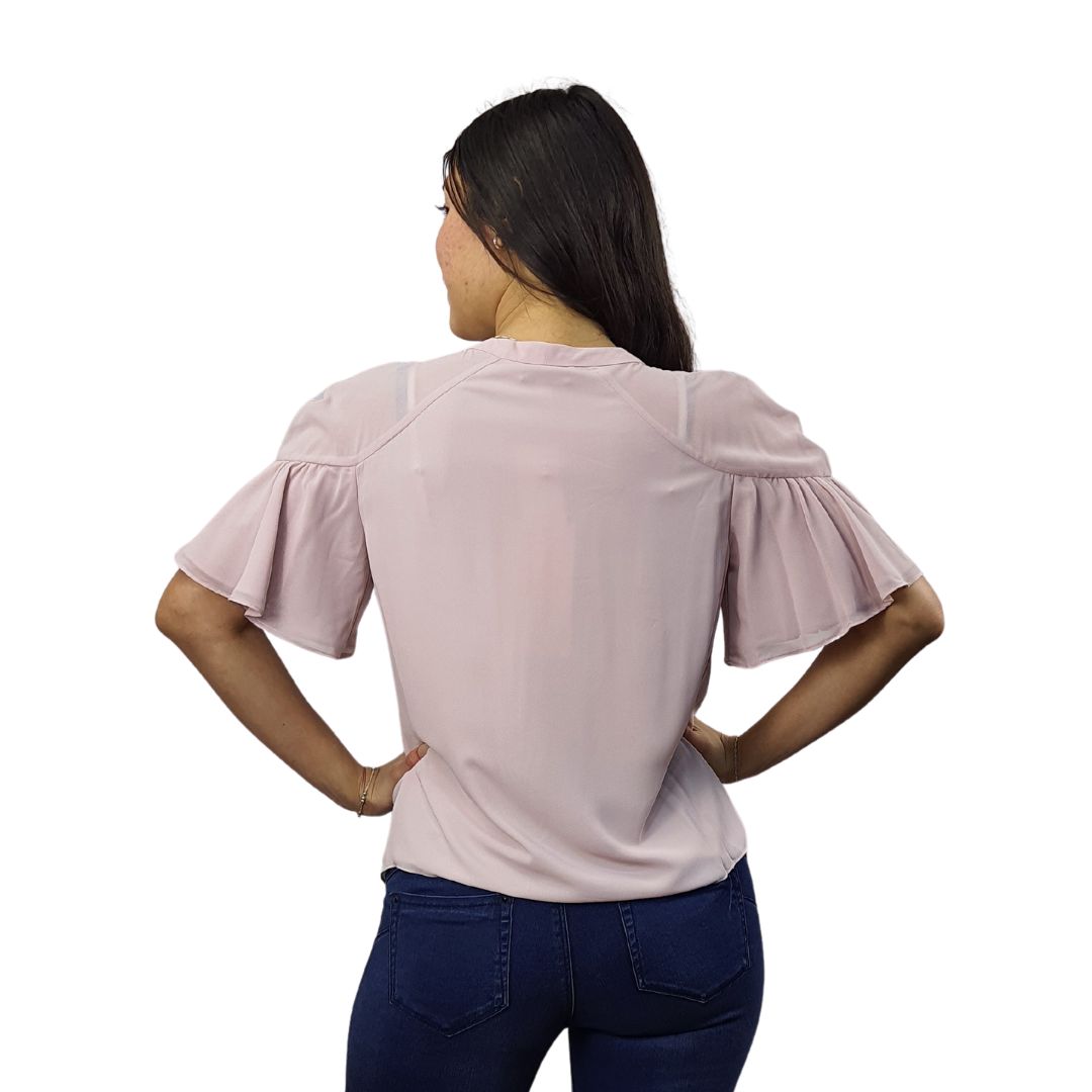 Blusa Vero Moda Rosa Vieja Style BERYL 1/2 SHIRT(VMC-NN)