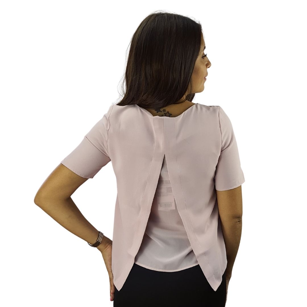 Blusa Vero Moda Rosa Vieja Style JODIE S/S WOVEN TOP(VMC-TP)