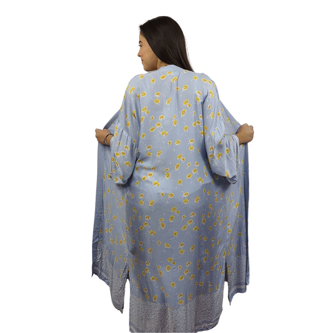 Bata de Pijama Vero Moda Azul Style LUKA 9/10 ROBE(HOMEWEAR)