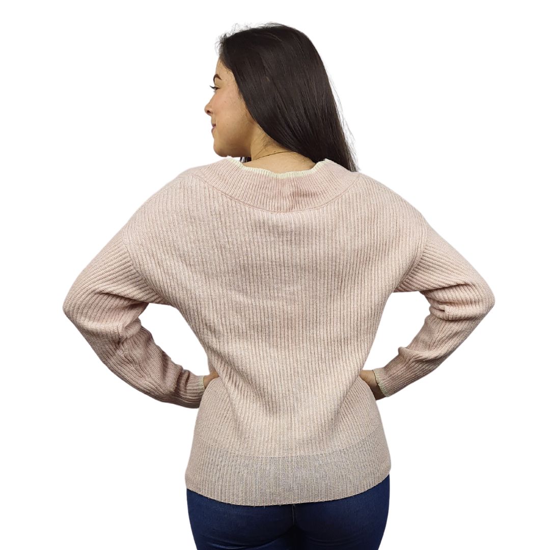 Sweater Vero Moda Rosado Claro Style ARU GINA L/S KNIT(LL)