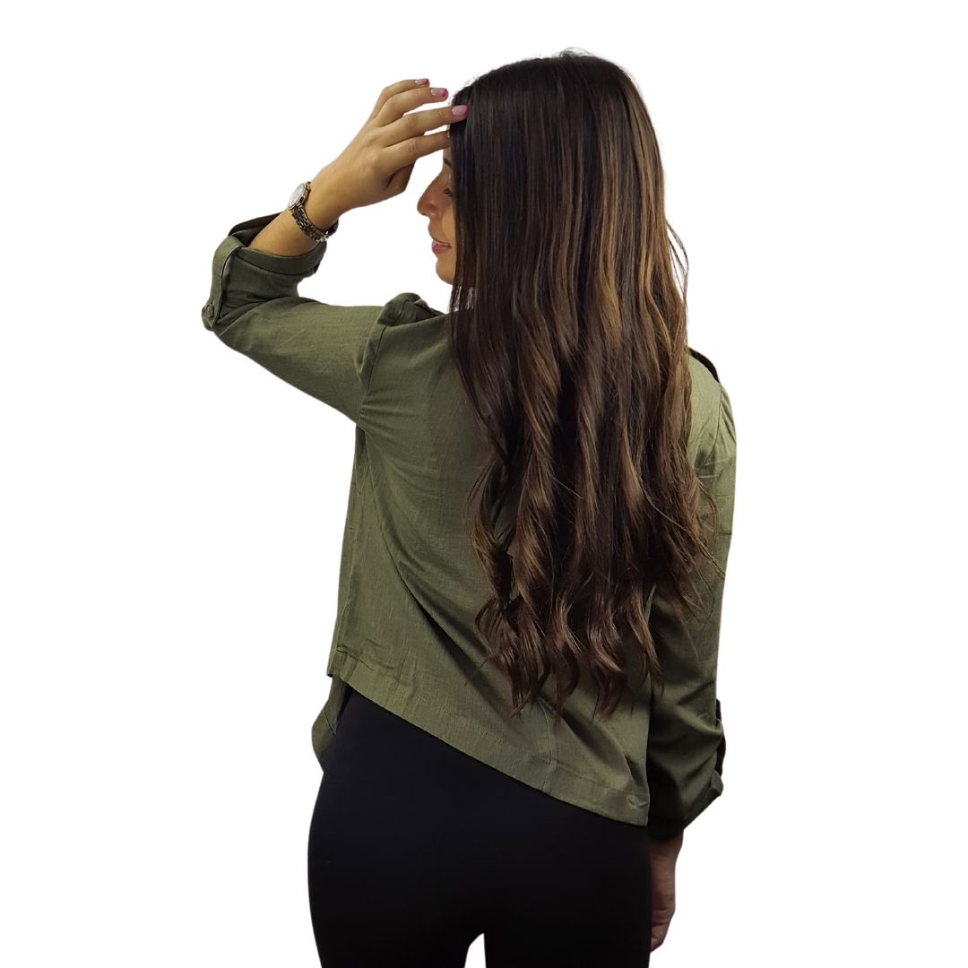 Blazer Vero Moda Verde Style LANNA L/S BLAZER(CR)