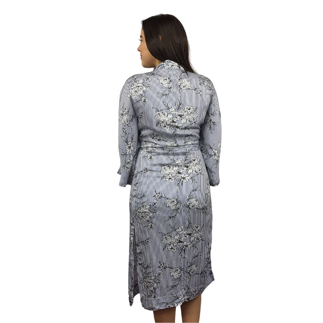 Bata de Pijama Vero Moda Azul Style MARIE L/S ROBE(HOMEWEAR)