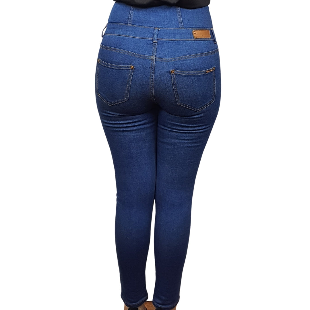Jeans Vero Moda Azul Style FOLK 9/10 HW X-SLIM JEANS(CR)