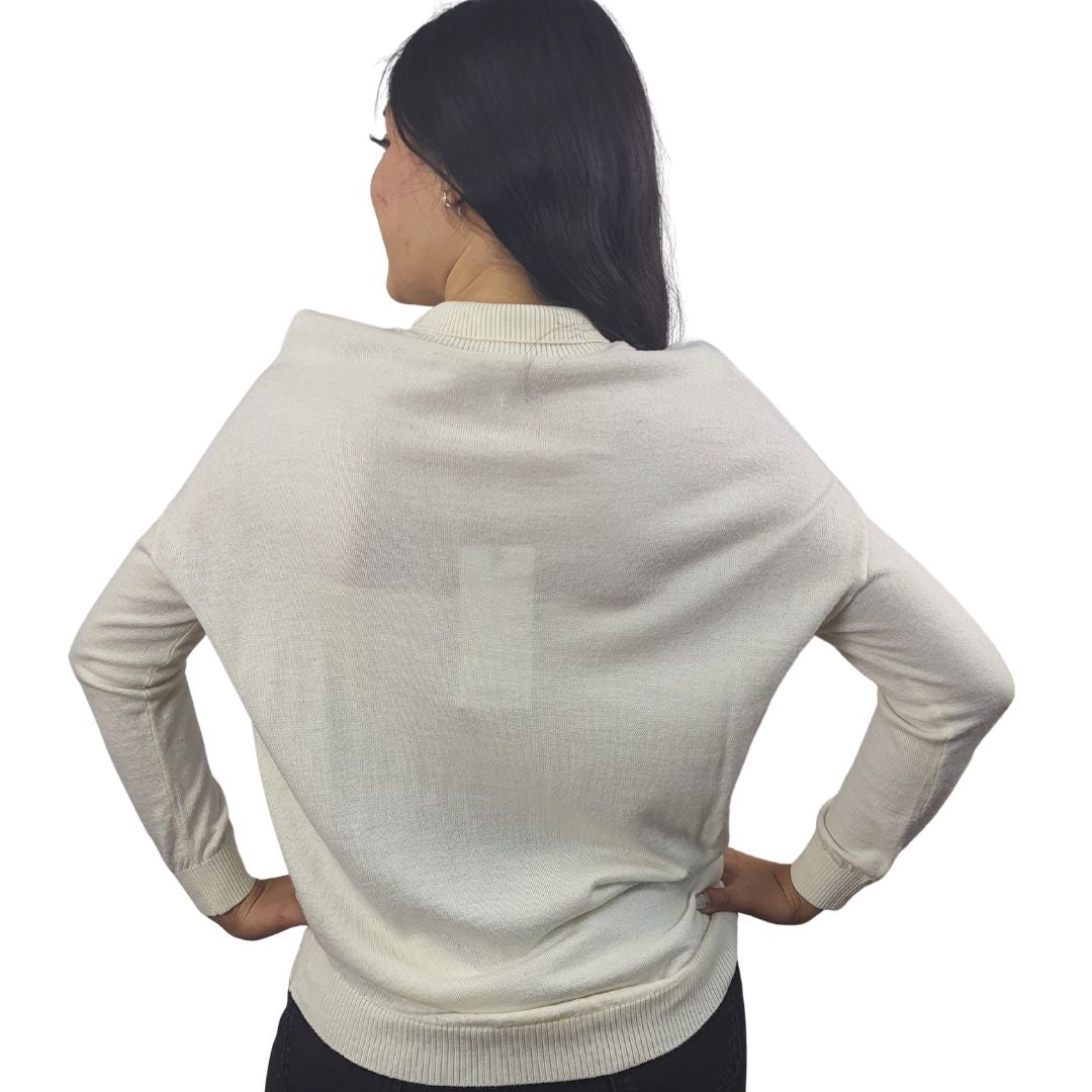 Sweater Vero Moda Beige Style AMY L/S KNIT(VMC-BT)