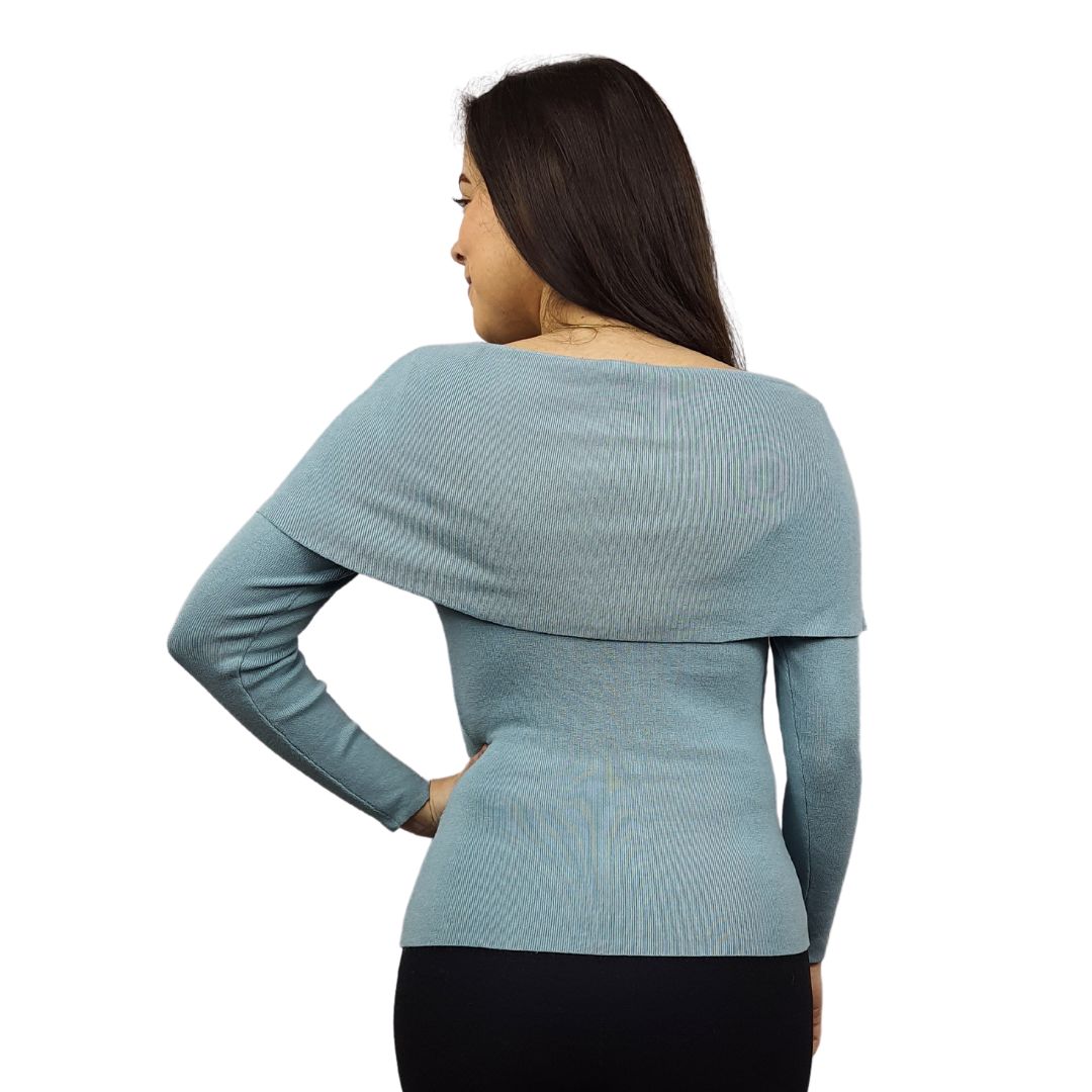 Blusa Vero Moda Azul Claro Style EMILY 9/10 KNIT(BT)