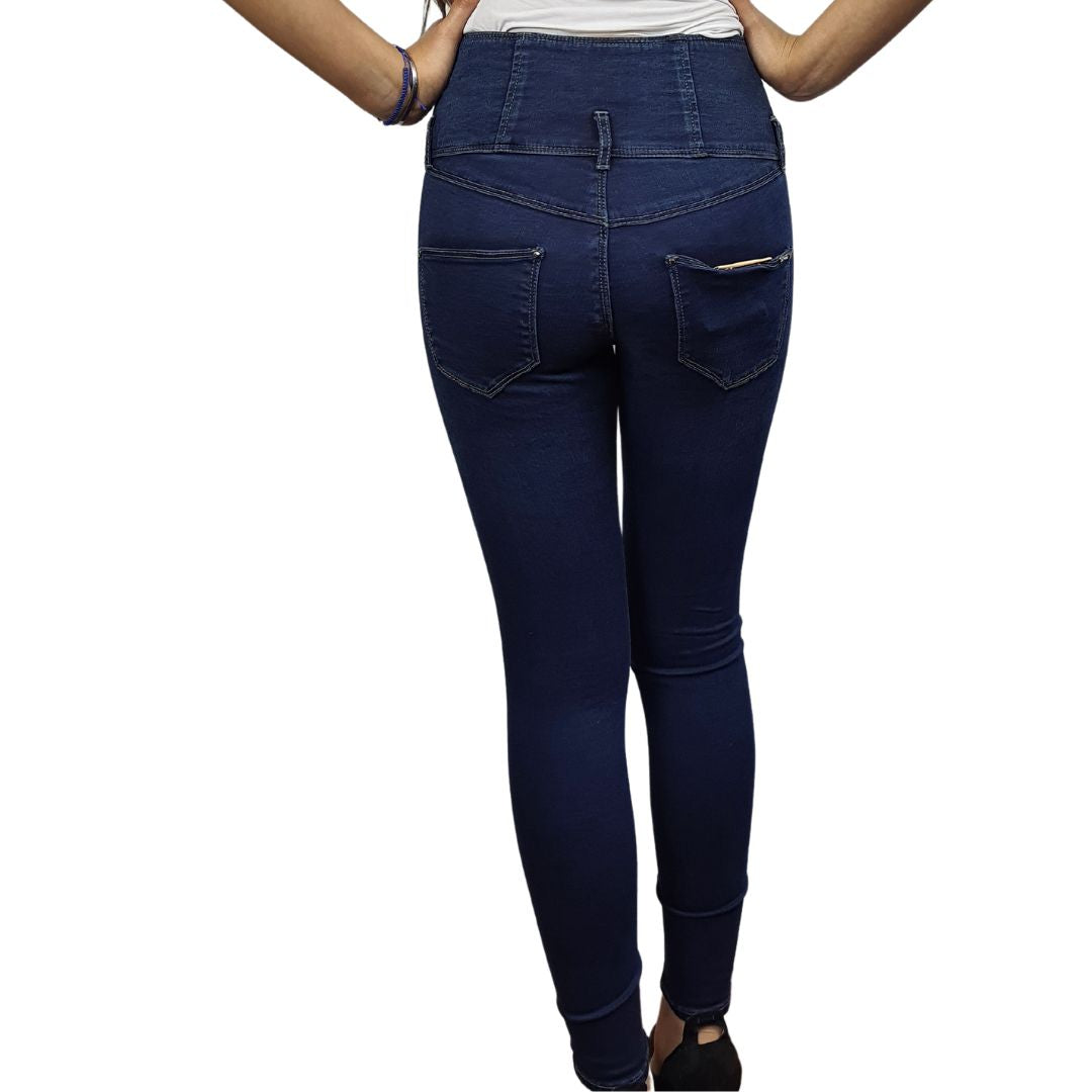 Jeans Vero Moda Azul Oscuro Style EAGER HW X-SLIM JEANS(UM)