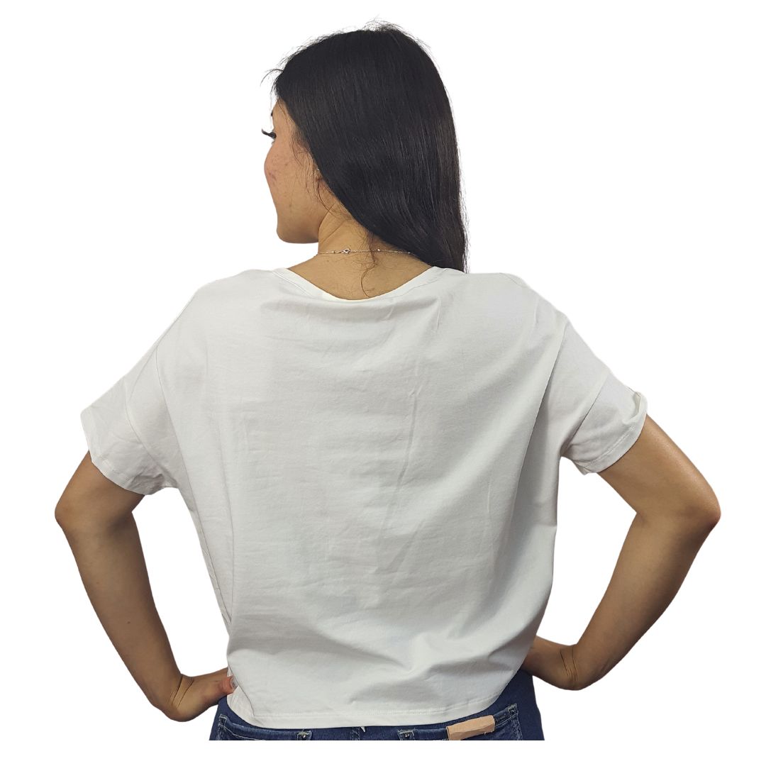 Polera Vero Moda Blanco Style LOOK S/S TOP(SD)