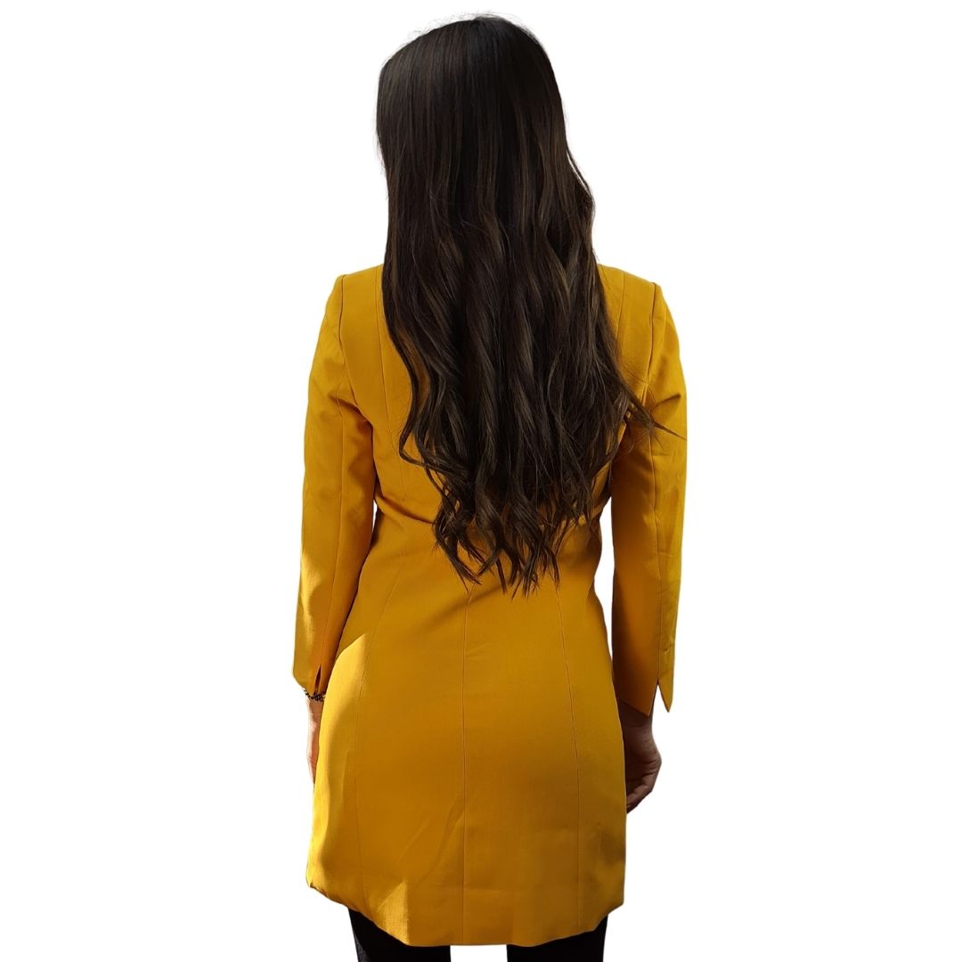 Blazer Vero Moda Mostaza Style PALACE 7/8 BLAZER(VMC-MM)