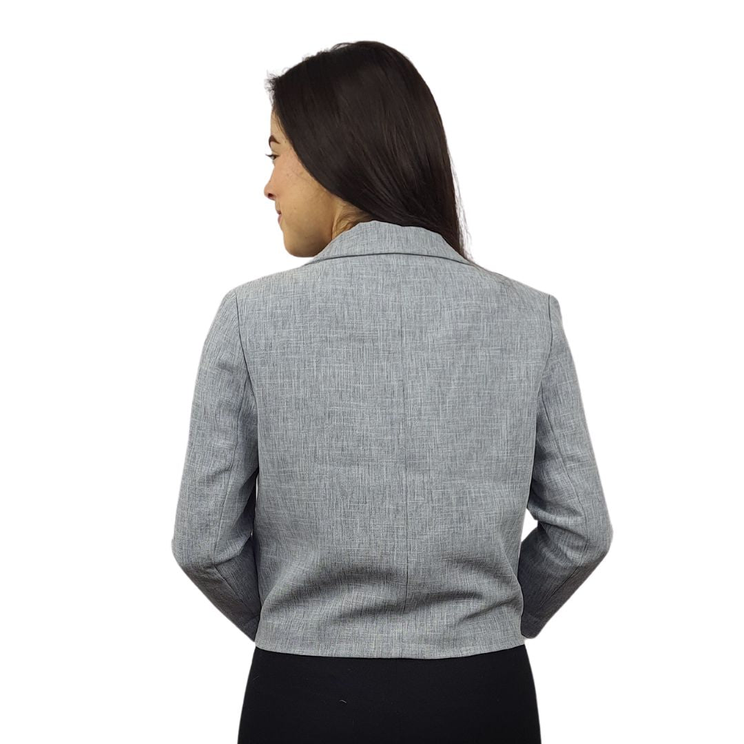 Blazer Vero Moda Gris Style LINEN 3/4 BLAZER(VMC-RN)