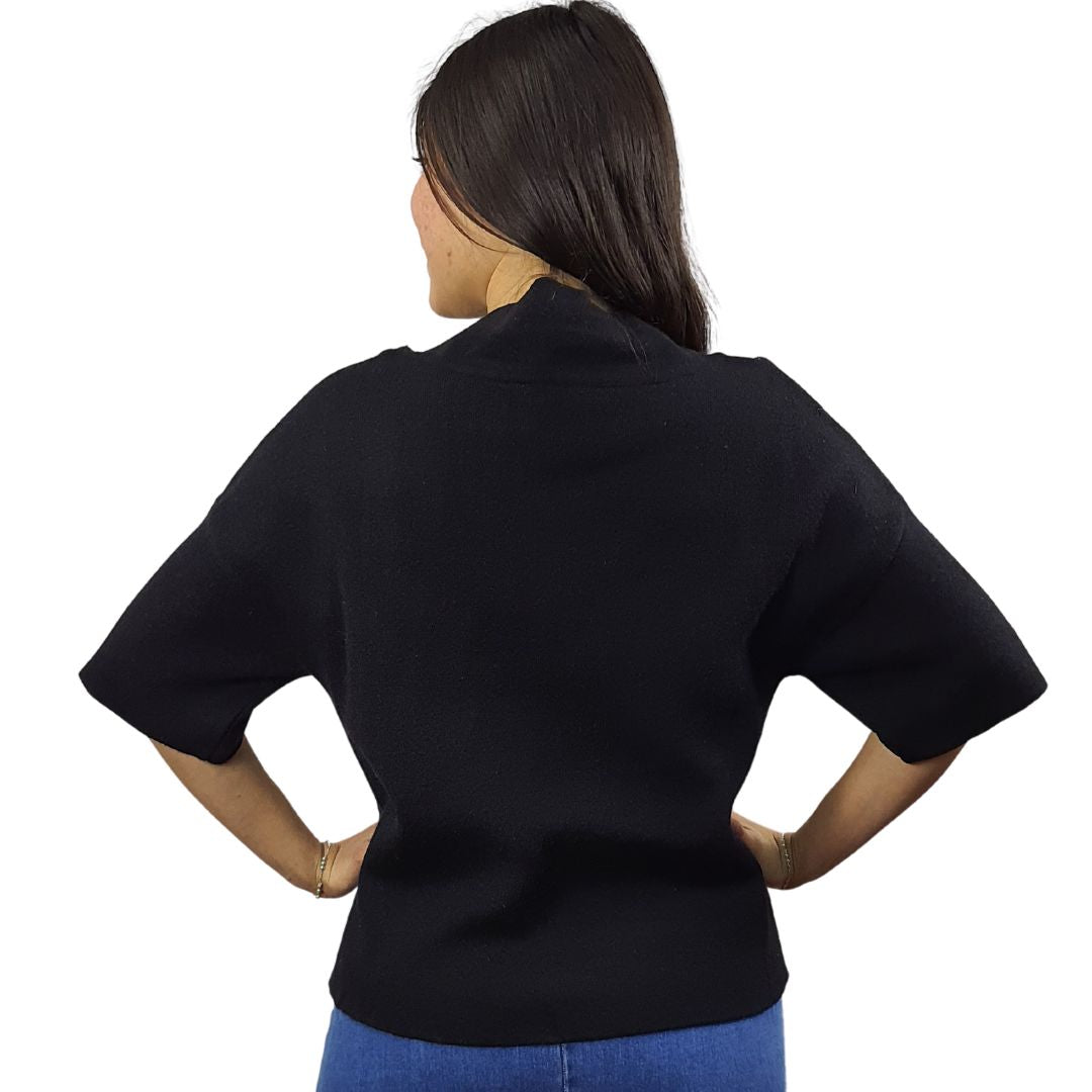 Sweater Vero Moda Negro Style WIND 1/2 KNIT(VMC-UM)