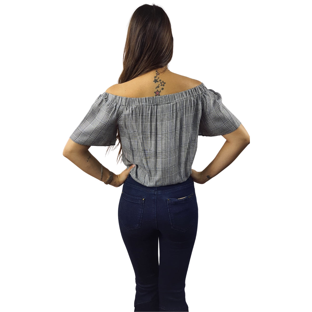 Top Vero Moda Gris Style CANDEL 1/2 TOP(FL)