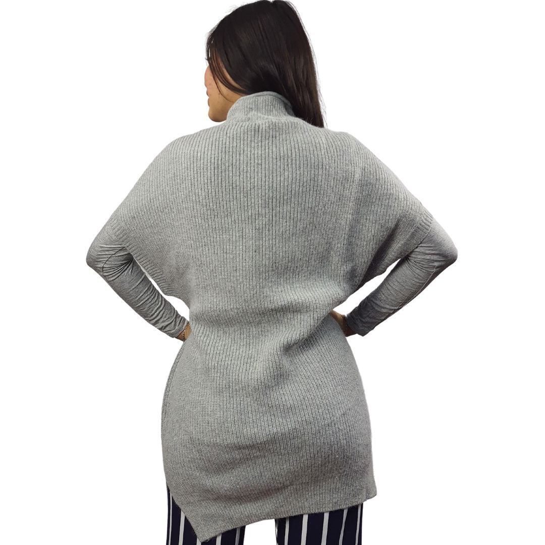 Vestido Vero Moda Gris Style PAULA L/S KNIT SET(VMC-MW-EC-2)