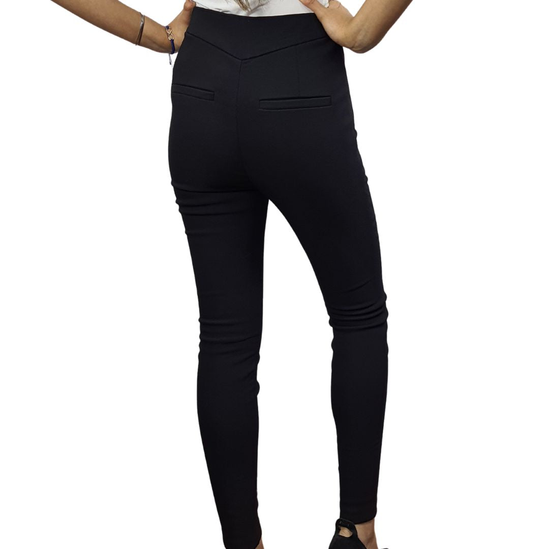 Pantalon Vero Moda Negro Style ALEX SLIM PANTS H(VMC-BT)