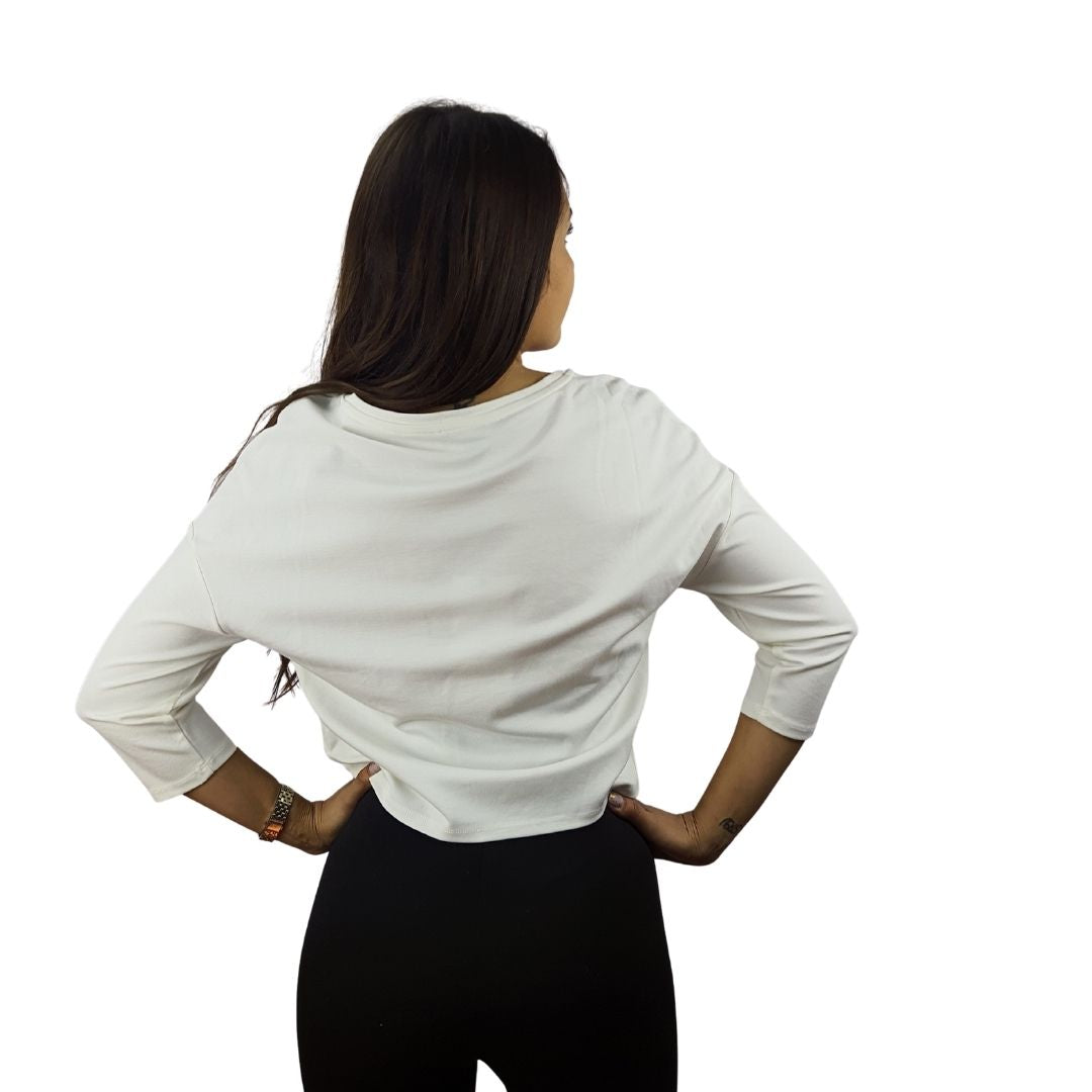 Blusa Vero Moda Blanco Style LEA 3/4 TOP(PM-CT-1)