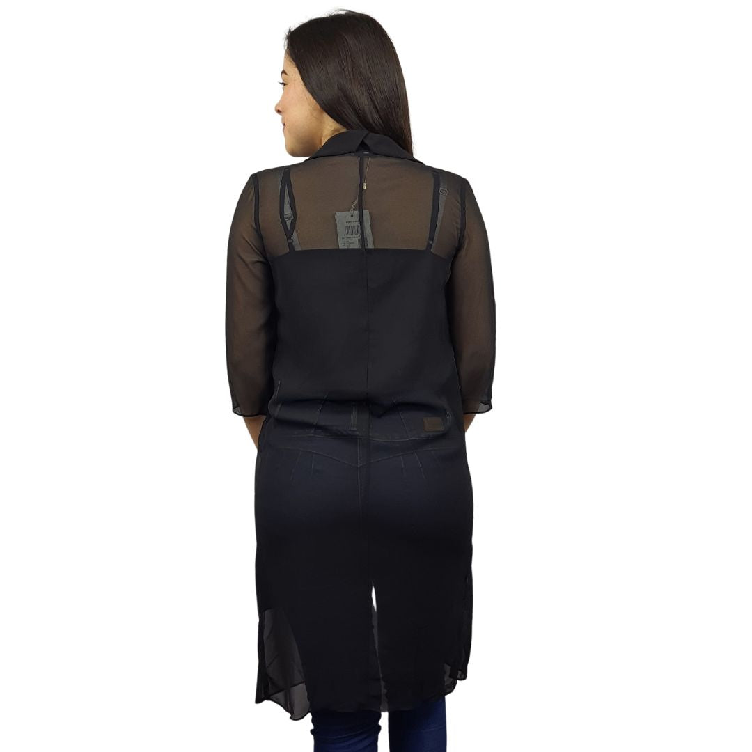 Blazer Vero Moda Negro Style CAMILLE 3/4 BLAZER(VMC-SL)