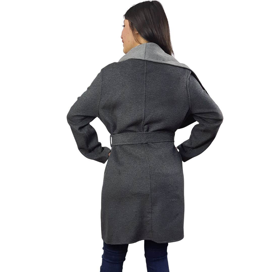 Blazer Vero Moda Gris Style CONTRAST L/S DF WOOL COAT(VMC-NL)