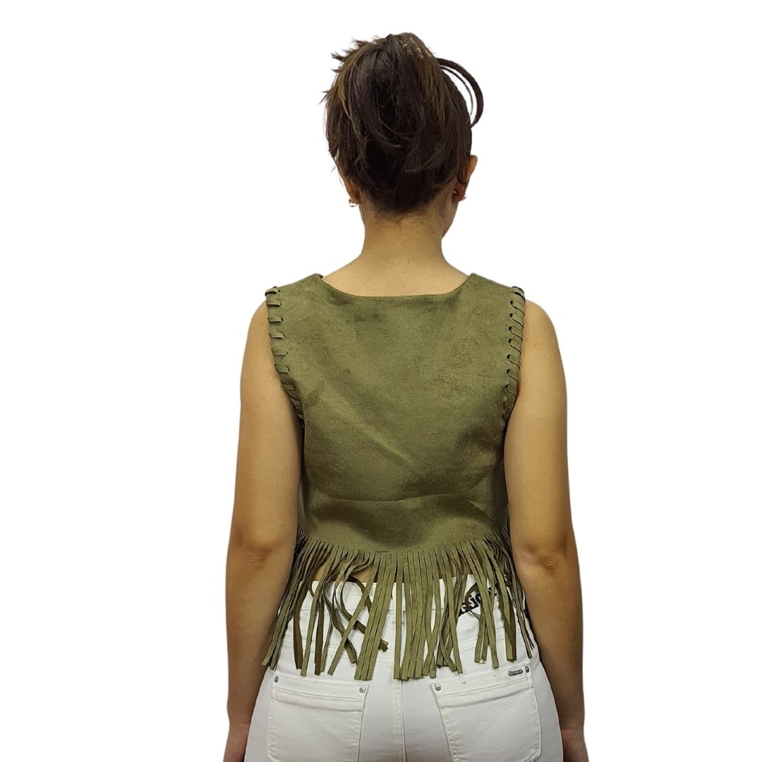Top Vero moda Verde Style KAY S/L TOP(CR)