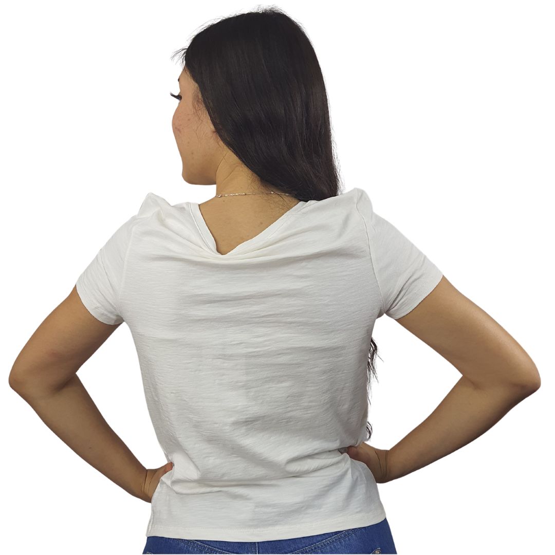 Polera Vero Moda Blanco Style ROSIE S/S TOP(TP)