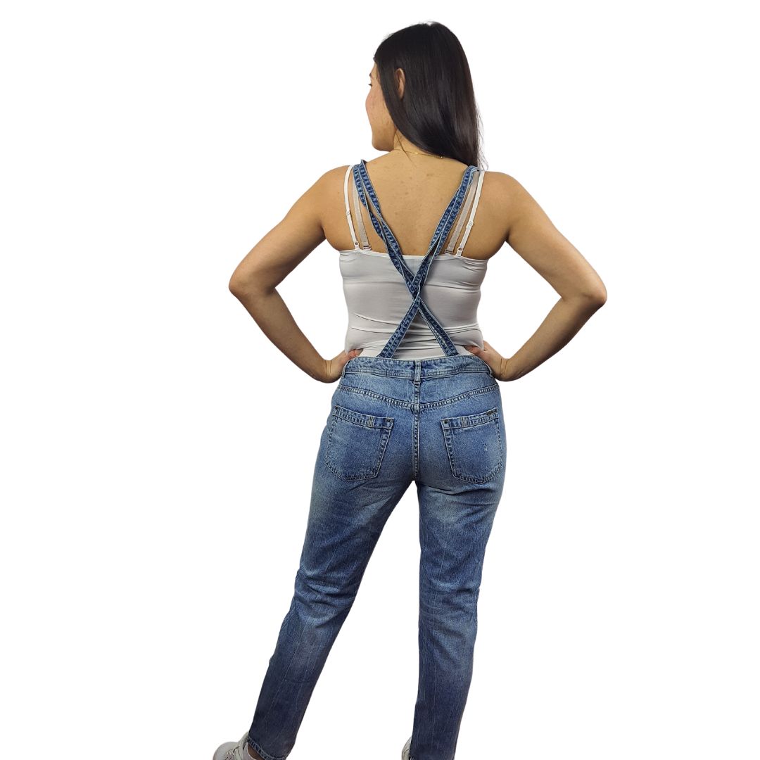 Jardinera Vero Moda Azul Claro Style VALETTA BOYFRIEND DENIM CATSUIT(PM-CT-2)