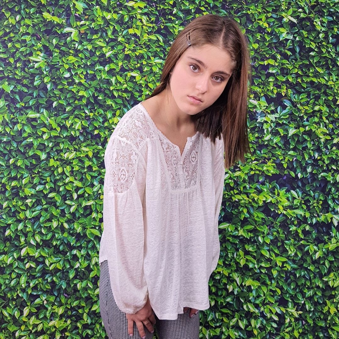 Polera Rapsodia Lira Crudo