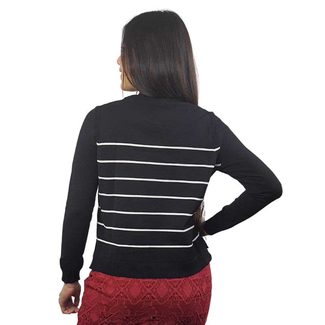 Blusa Vero Moda Negro Style ANDY L/S KNIT(UM)