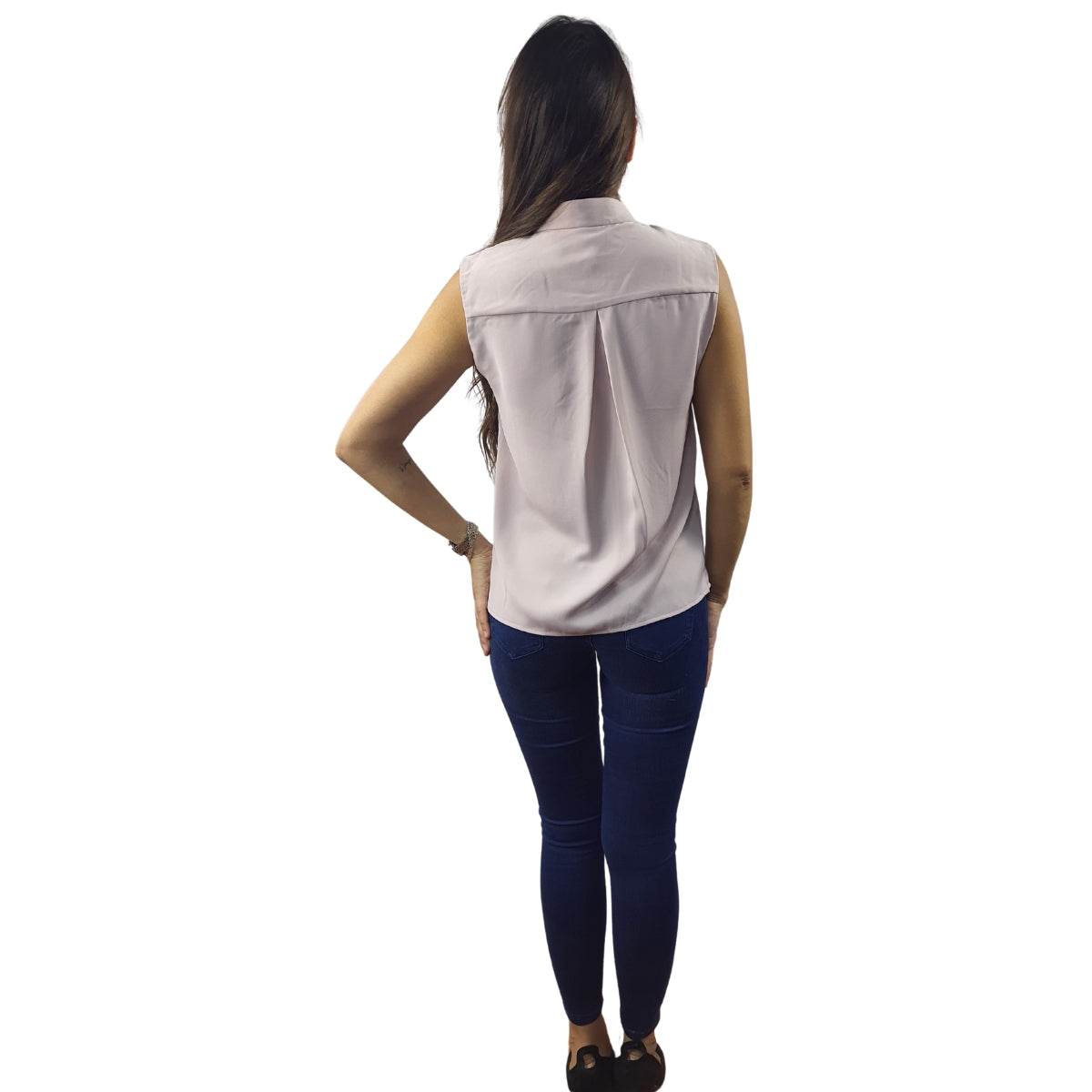 Blusa Vero Moda Rosa Vieja Style ELAINE S/L SHIRT(VMC-TP)