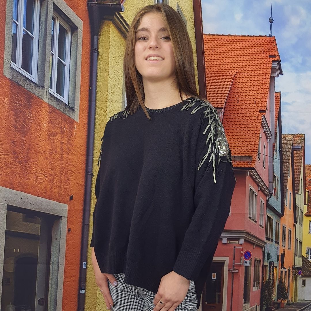Sweater Rapsodia Vicqi Negro