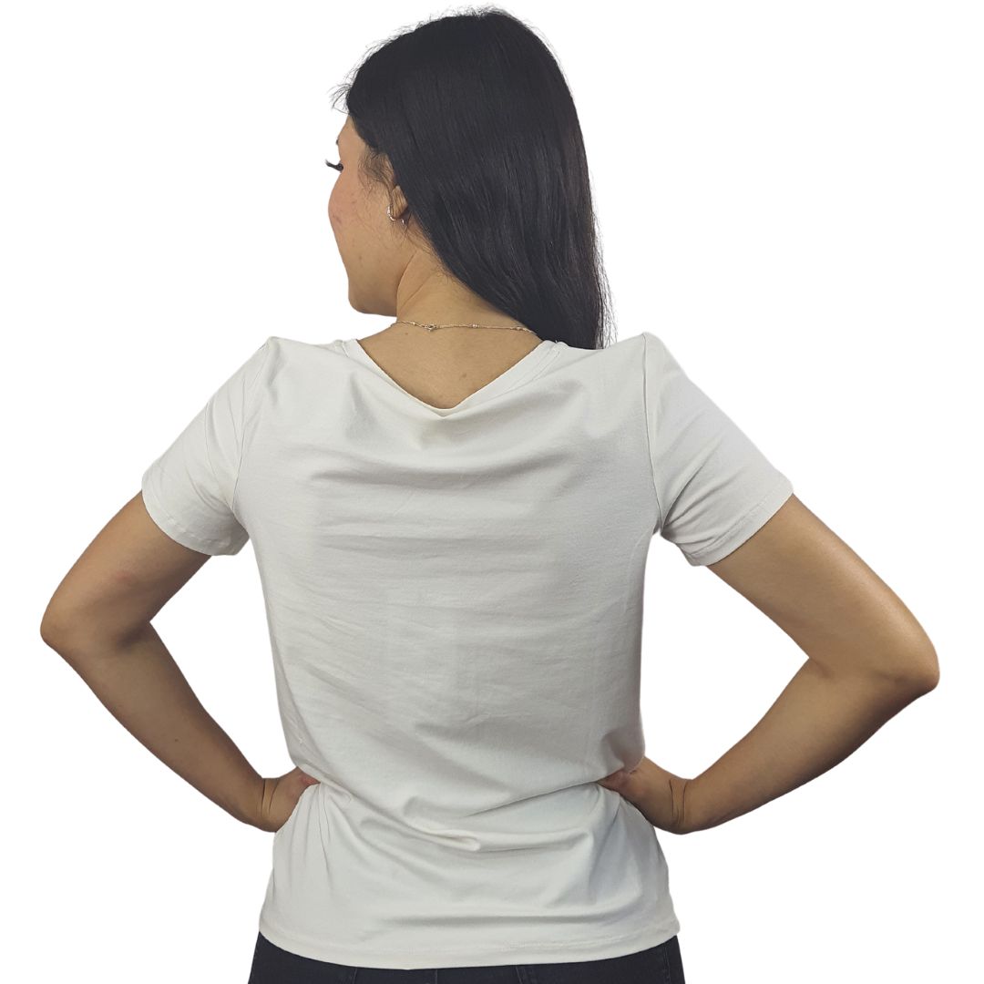 Polera Vero Moda Blanco Style MIRRO H S/S TOP(NL)