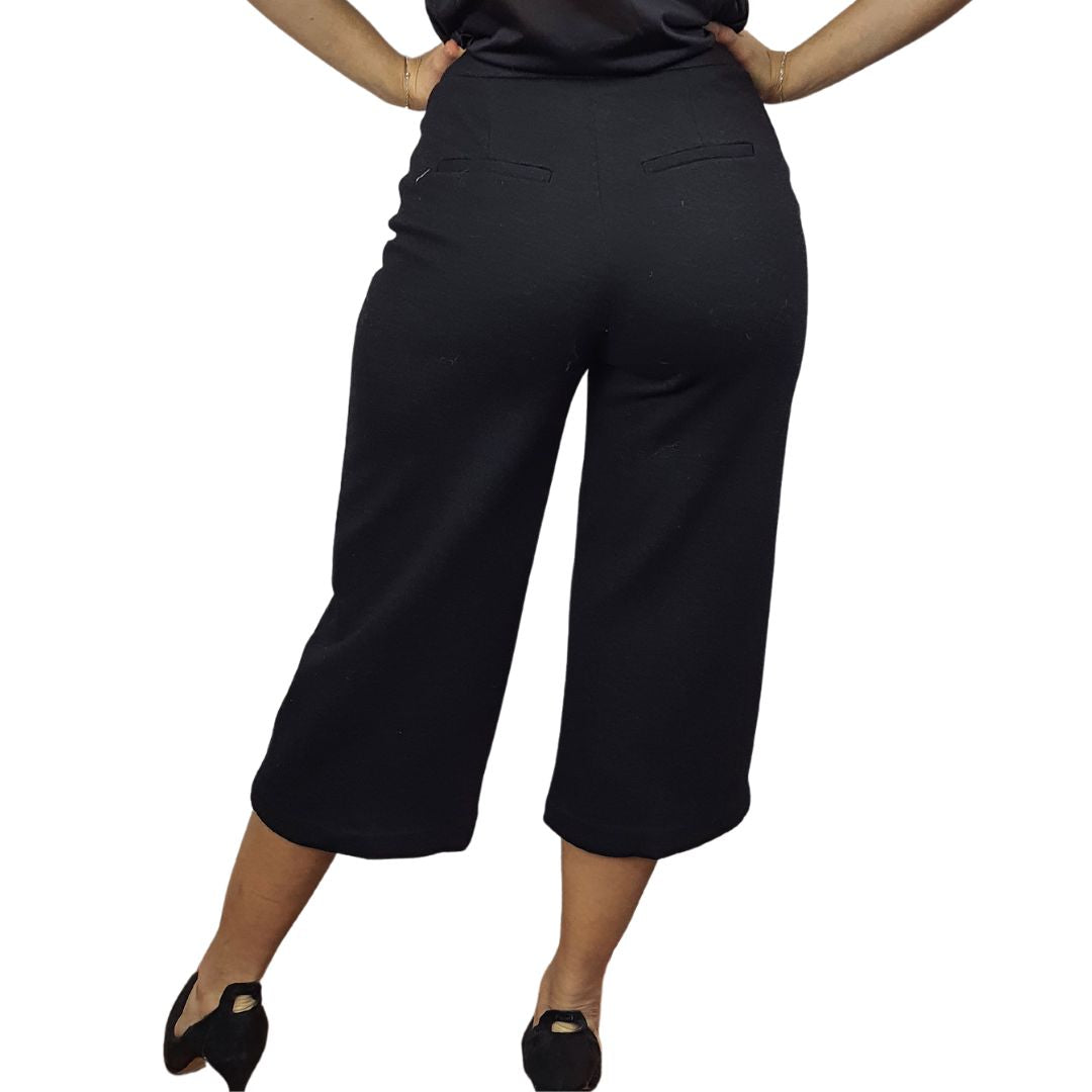 Pantalon Vero Moda Negro Style CANDY CIDER 7/8 STRAIGHT PANTS(VMC-LL)