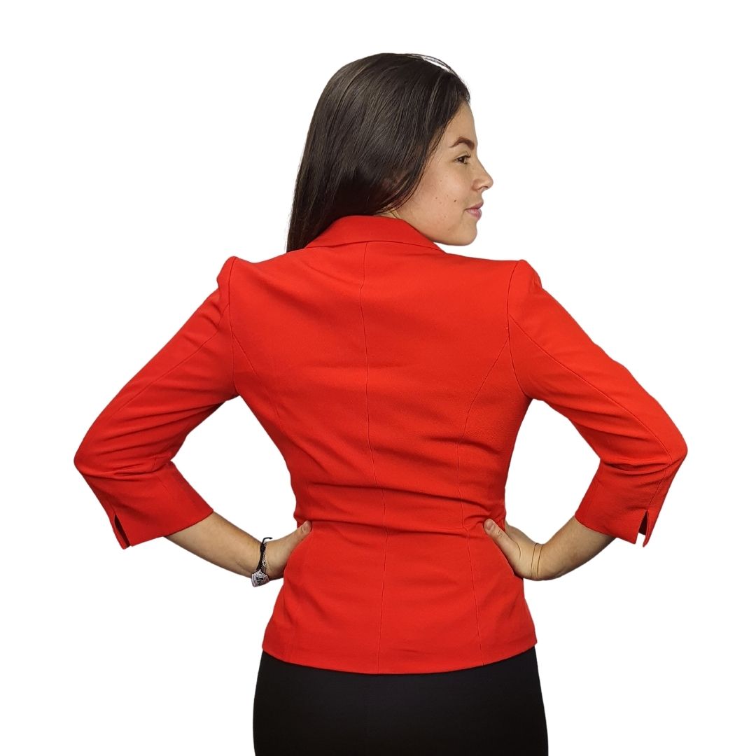 Blazer Vero moda Rojo Style YVONNE 3/4 BLAZER(NL)