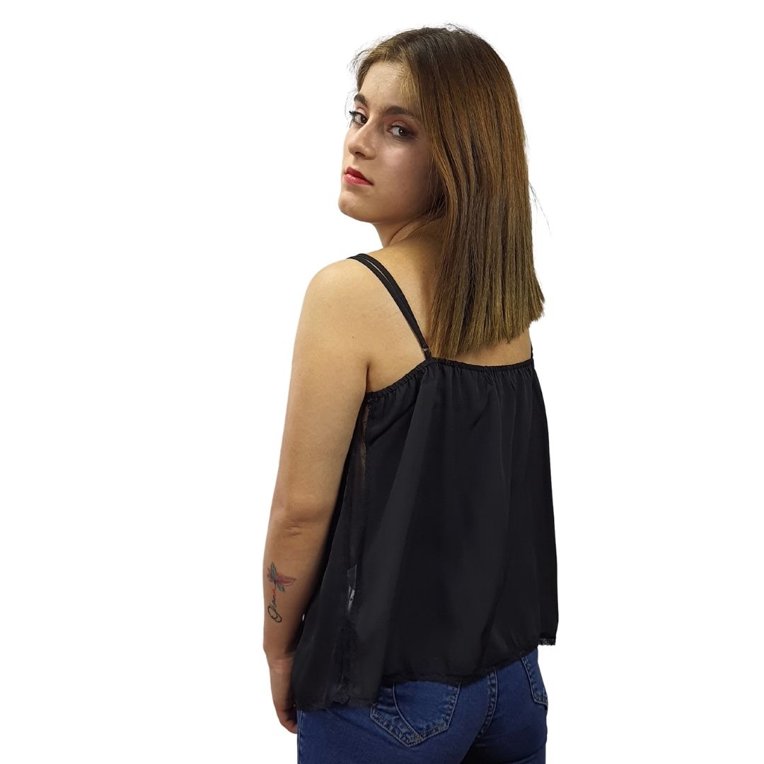 Top Rapsodia Dulani Negro