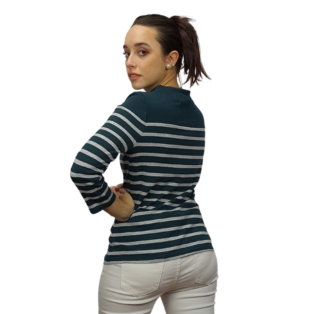 Blusa Vero moda Verde Style ALVA 3/4 TOP(MW-EC-2)