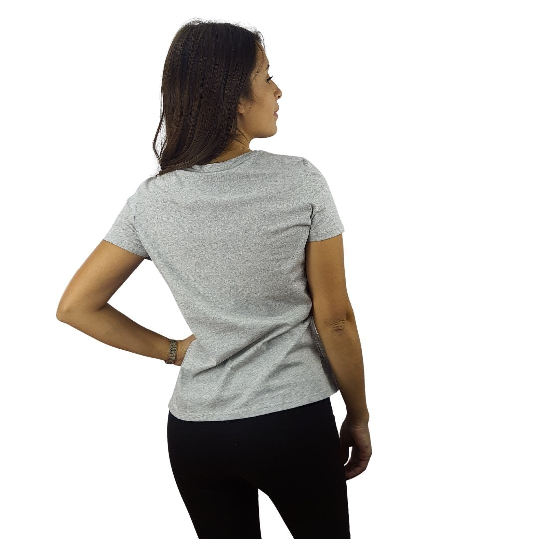 Polera Vero Moda Gris Style PURE S/S TOP(MM)-OR