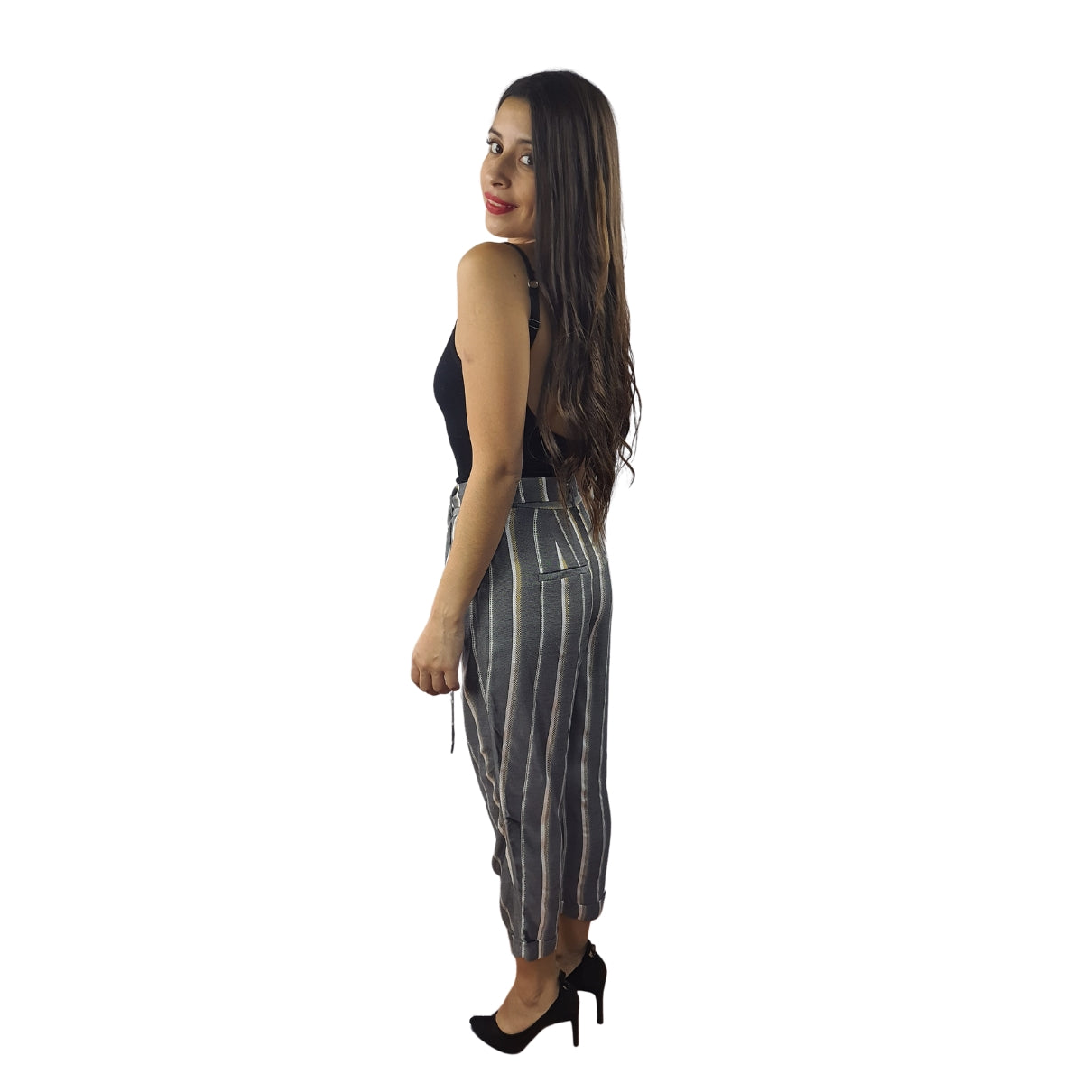 Pantalon Vero Moda Gris Style BESS 7/8 CARROT PANTS(VMC-TP)