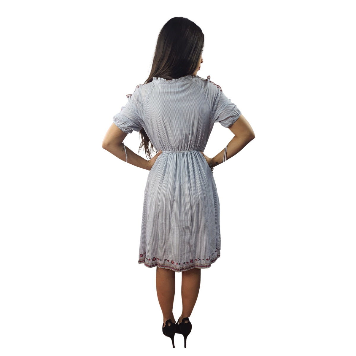 Vestido Vero Moda Azul Claro Style FANNY 1/2 DRESS(NN)