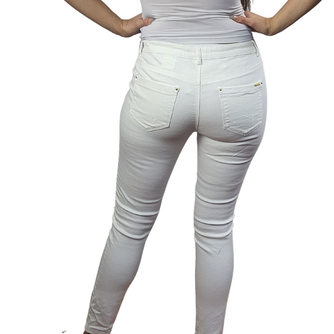 Jeans Vero Moda Blanco Style MEMBER 9/10 X-SLIM JEANS(BT)