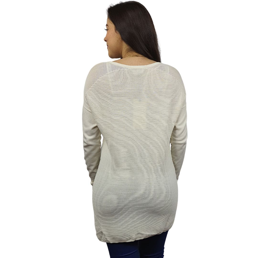 Blusa Vero Moda Blanco Style SAMANTHA L/S KNIT(MM)