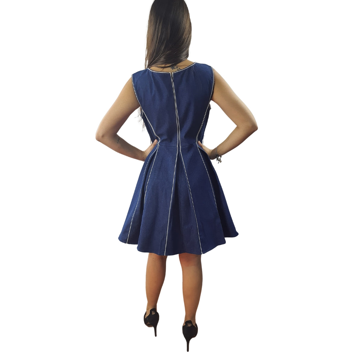 Vestido Vero Moda Azul Oscuro Style ROOM DENIM DRESS(SD)