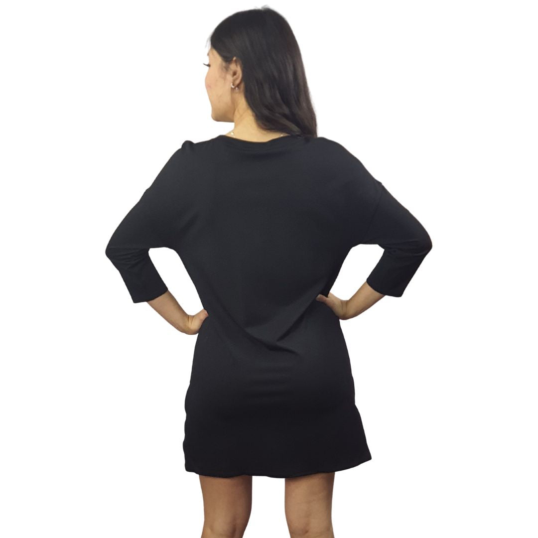 Polera Vero Moda Negro Style POW 3/4 TOP(NL)