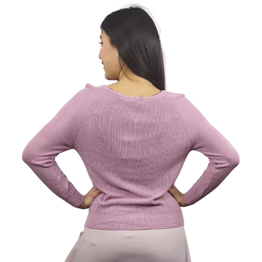 Sweater Vero Moda Rosa Vieja Style EC BAMBOO L/S KNIT(UM)