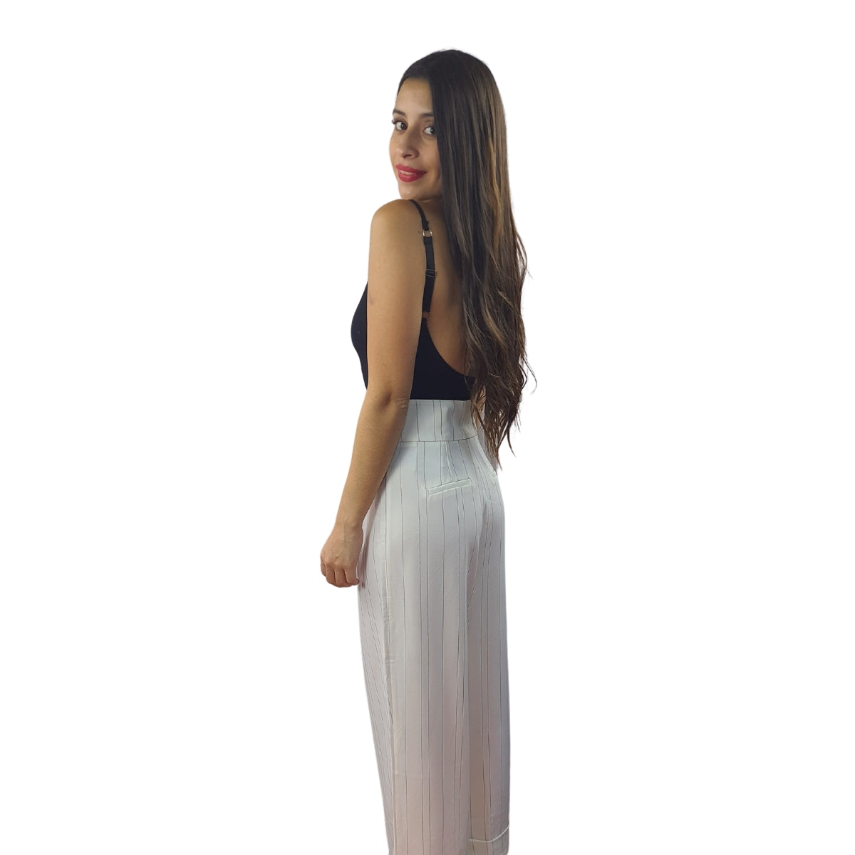 Pantalon Vero Moda Blanco Style JOLIN 9/10 LOOSE PANTS(TP)