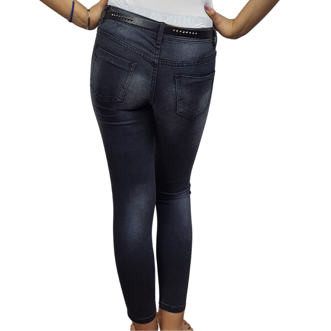 Jeans Vero Moda Negro Style HAIR 9/10 X-SLIM JEANS(MM)