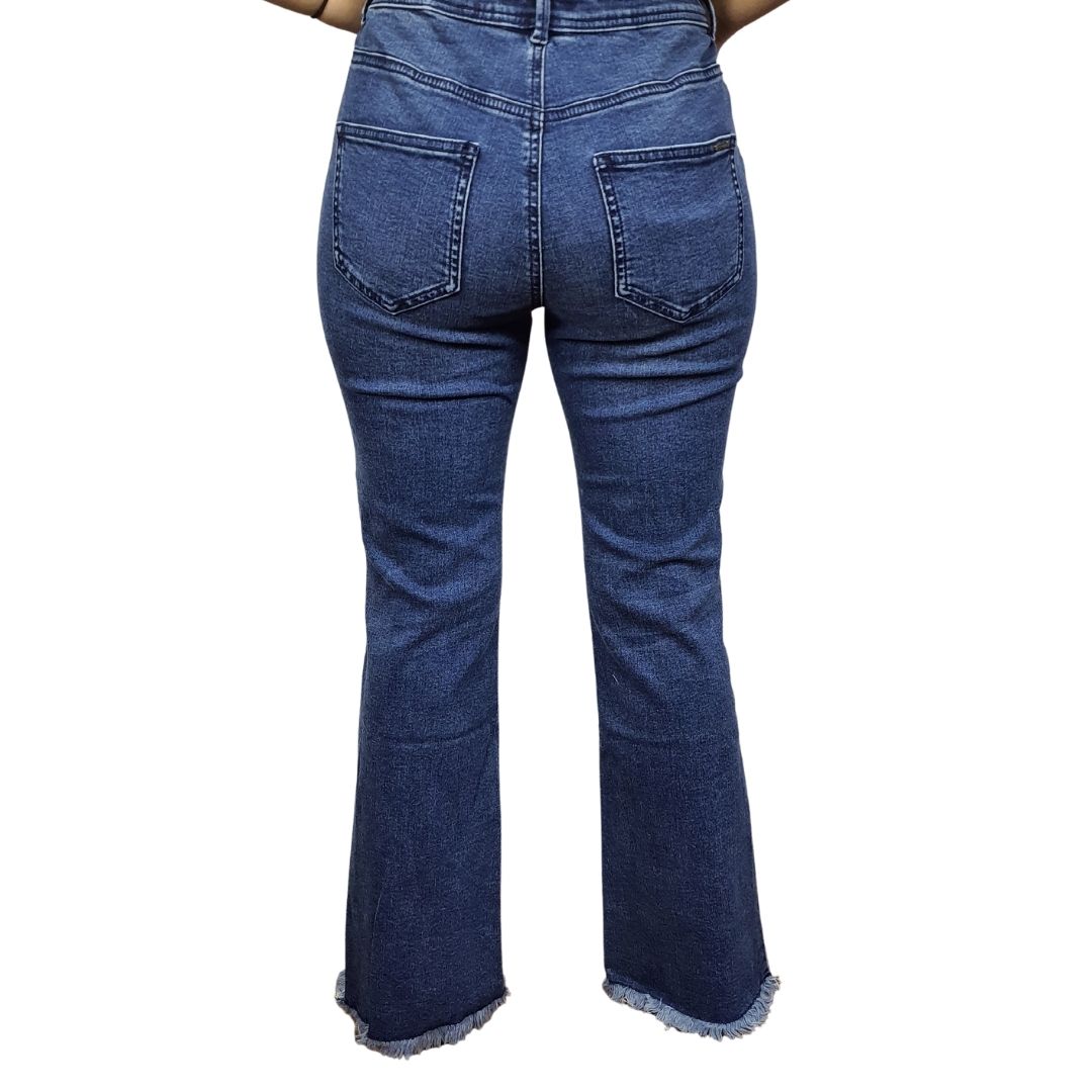 Pantalon Vero Moda Azul Oscuro Style JEFF 9/10 MW MB JEANS(NC)