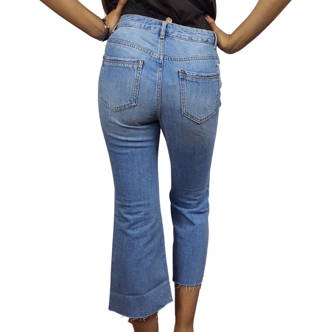 Jeans Vero Moda Azul Claro Style TWIG 7/8 MW SB JEANS(BJ)