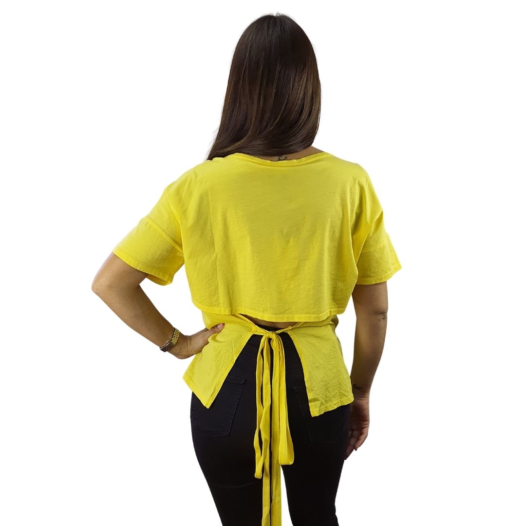Blusa Vero Moda Amarilla Style LILY S/S TOP(SL)