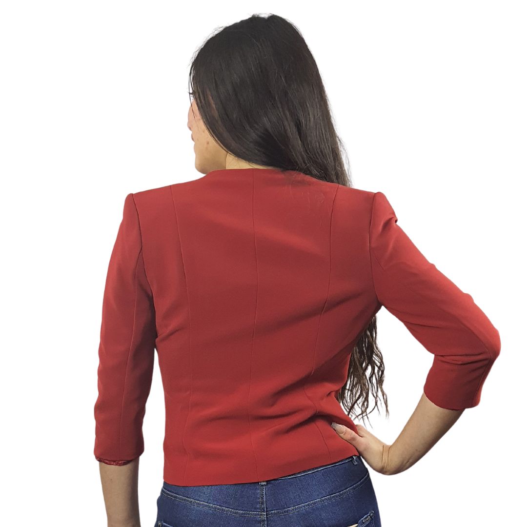 Blazer Vero Moda Burdeo Style AMANDA 3/4 BLAZER(VMC-NN)