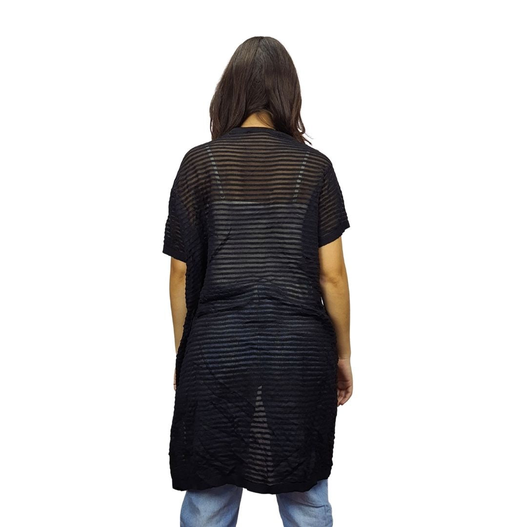 Tapado Vero Moda Negro Style DORIS S/S KNIT CARDIGAN(NE-EC-2)