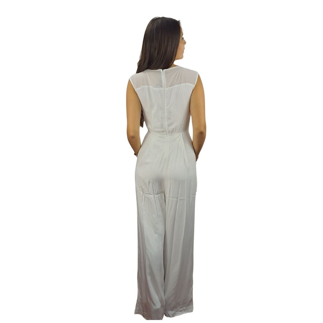 Entero Vero Moda Blanco Style ADRAIN TENCEL CATSUIT(PM-ET-2)